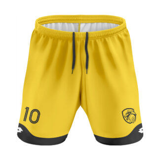 NRFC AWAY SHORT KIDS YELLOW/BLACK
